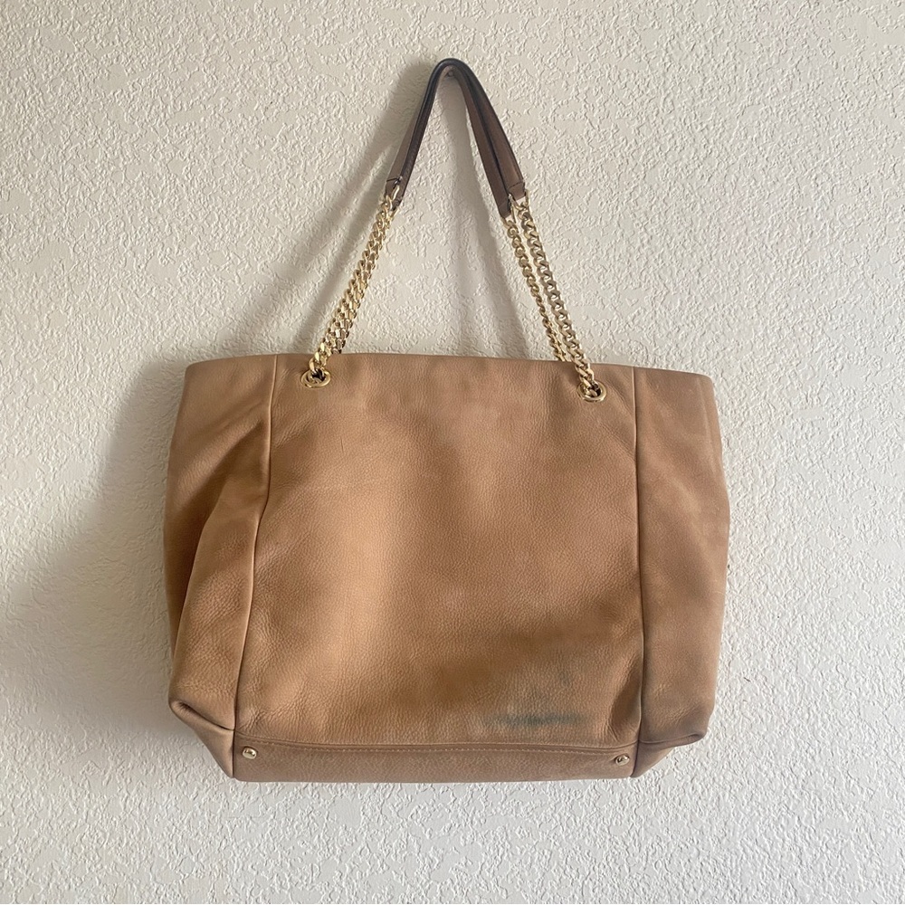 Kate Spade Leather Suede Beige Hand Bag - Picture 3 of 10